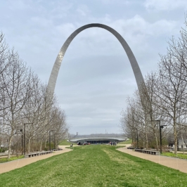 The Gateway Arch in St. Louis MO